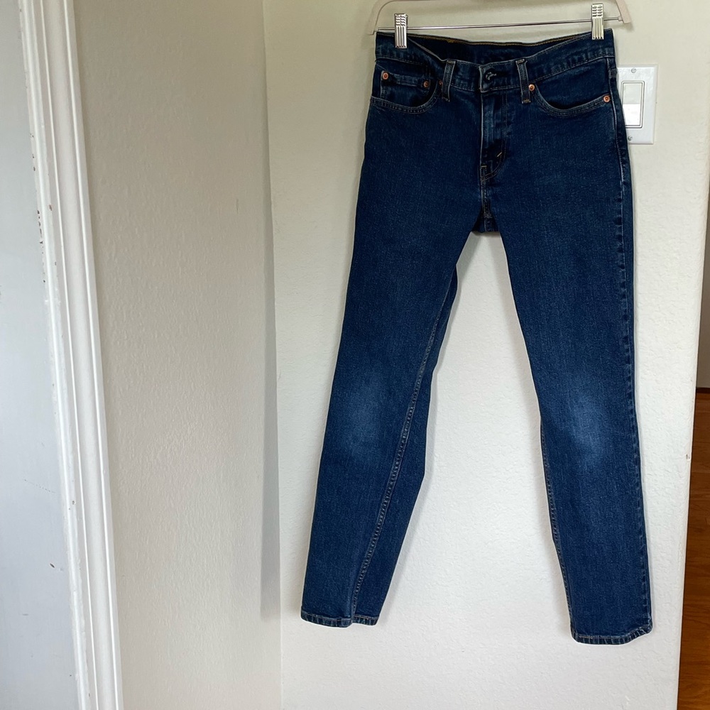 Levi's Straight Jeans Dark Blue